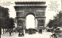 Paris - 8 - Arc de Triomphe of Etoile - CPA