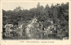 Paris - 16 - Bois de Boulogne - Cascade et Grotte - CPA 