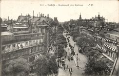 Paris - 2 - Boulevards of the Italians - CPA