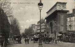 Paris - 10 - the Boulevard Saint Denis - CPA