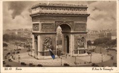 Paris - 8 - Arc de Triomphe - CPA
