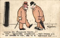 Humour - encore des chaussures neuves? Guerin - CPA 