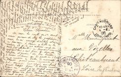 Fantasy - Child - Pig - Child playing with pigs pig - CPA