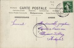 Fantasy - Children - Little girl with flowered hat - CPA