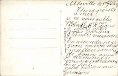 Fantasy - Children - Happy New Year - Little Girl with cute headband - CPA