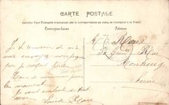 Fantasy - Woman - Woman framed in flowers - CPA