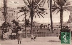 Nice - New Gardens - children - CPA