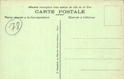 Versailles - Panorama of the Castle and the Gardens - CPA