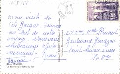 Lourdes - the Basilica - Peak of Jer - CPA