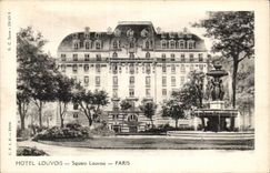 Paris - 2 - Louvois Public garden - Louvois Hotel - CPA