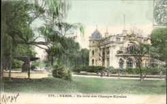 Paris - 8 - a Corner of the Champs Elysees - CPA