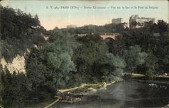 Paris - 19 - Chaumont Hillocks - Sight on the Lake - CPA