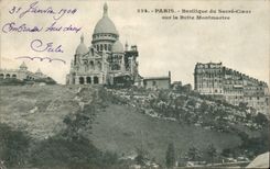 Paris - 18 - Basilique du Sacre Coeur - Montmartre - CPA 