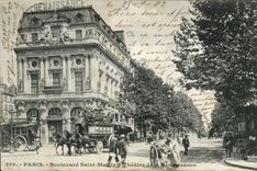 Paris 10 - Boulevard Saint Martin - Theater of Remaissance - CPA