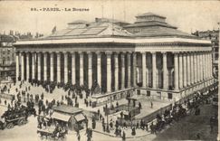 Paris - 2 - the Stock Exchange - CPA