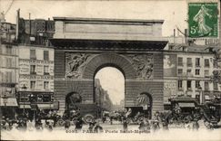Paris - 10 - Boulevards - Gate Saint Martin - CPA