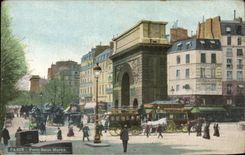 Paris - 10 - Boulevards - Gate Saint Martin - CPA
