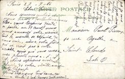 Paris - 10 - Boulevards - Gate Saint Martin - CPA