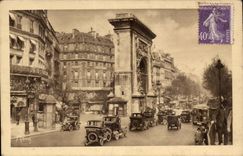 Paris - 10 - Boulevards - Gate Saint Martin - CPA