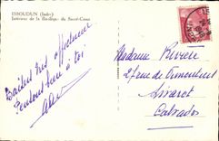 Issoudun - Interieur de la Basilique du sacre Coeur - CPA