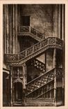 Rouen - Staircase of the Library - CPA