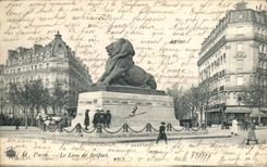 Paris - 14 - the Lion ED Belfort - CPA