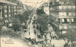 Paris - 18 - Le Boulevard Montmartre - CPA 