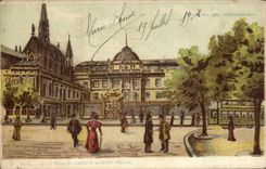 Paris - 1 - Palais de Justice - Ste Chapelle - Illustration - CPA 
