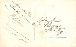 Festivals - Happy New Year - houx - holly - horseshoe - horseshoe - CPA