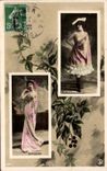 Fantasy - Women - Woman in wild clothing Demours De Villers - CPA