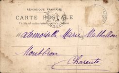 Fantaisie - Couple in elegant clothing - CPA