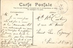 Chantilly - Castle of Chantilly - Entrance Pricipale - CPA