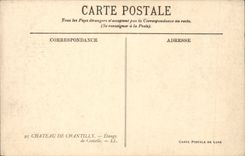 Chantilly - Castle of Chantilly - Ponds - CPA