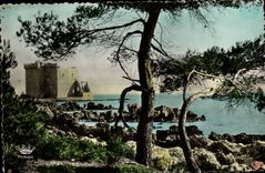 Cannes - Ruins of the Old Castle Strengthens Abbey of Lerias - CPA