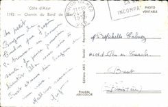 Mass-Azurblau - Weise der Kuste - CPA