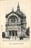 CPA Paris Church Saint Augustin