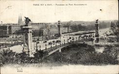 CPA Paris Bridge Alexandre III