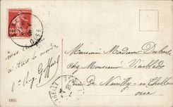 Festivals - Ostern - Kind - Kind mit Lamm - Ostern - CPA