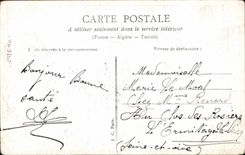 Fantaisie - Couple - Romantic Walk - CPA 