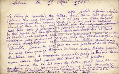 Fantaisie - Couple - Militaria - Soldat - Soldier - CPA 