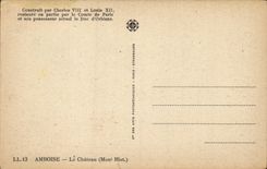 CPA Amboise Le chateau