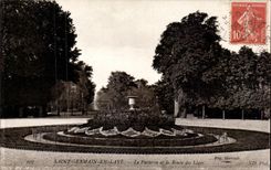 CPA Saint Germain in Bush hammer the floor and the road of the Lilies