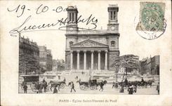 CPA Paris Eglise Saint Vincent de Paul