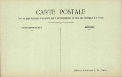 Paris CPA Statue of Jeanne of arc Places Pyramids