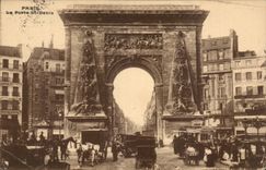 Paris CPA Gate St Denis