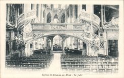 CPA Paris St Etienne of the Mount Church the jube