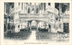 CPA Paris St Etienne of the Mount Church the jube