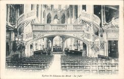 CPA Paris St Etienne of the Mount Church the jube