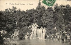 CPA Paris Bois de Boulogne La cascade