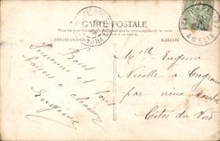 CPA Fantasy Woman and small pastrycook cook Easter Easter